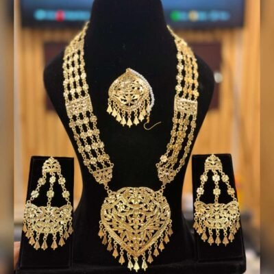 Real Gold Look Most Demanded Ranihaar set