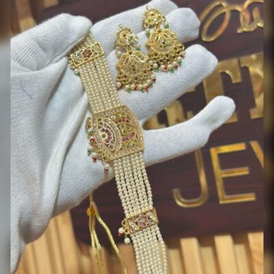 Mini Navratna Choker set