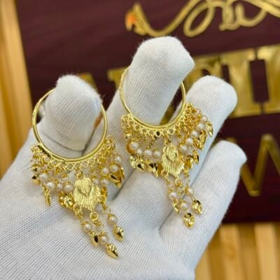 Real Gold Look Designer Baali Pippal Patti