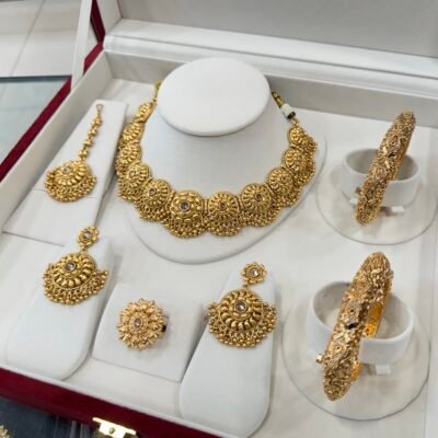 Real Gold Look Antique Complete Combo set