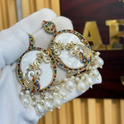 Mop Navratna Earings