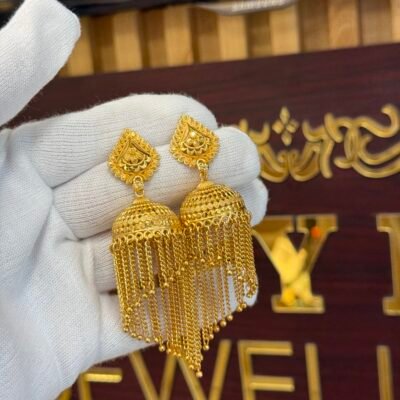 Real Goldlook Signature Jhaalar Jhumki Classy