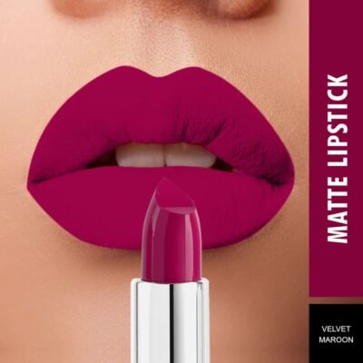 Swiss Beauty Pure Matte Lipstick Velvet Maroon