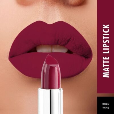 Swiss Beauty Pure Matte Lipstick Bold Wine