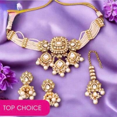 Premium Bollywood Kundan Choker set