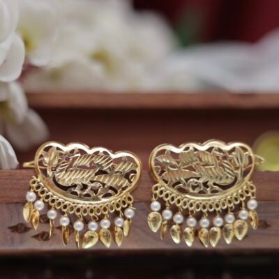 Real Gold Look Most Famous Pippal Patti Morni Pins