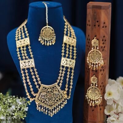 Real Goldlook Most Famous Pippal Patti Ranihaar set