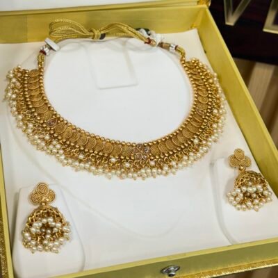 Real Goldlook Bunch Polki set