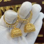 Real Goldlook Square Baali Jhumka