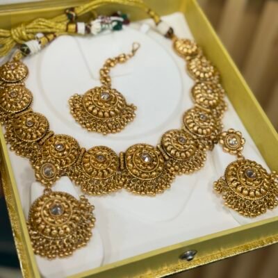 Real Goldlook Antique Most Famous Necklace set