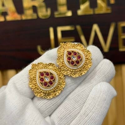 Real Goldlook Antique Designer Tops Ruby