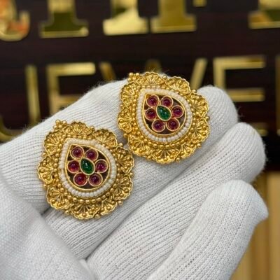 Real Goldlook Antique Designer Tops Ruby Panna