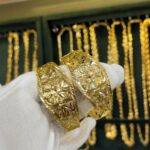 Real Gold Look Designer Ghadi Chudi