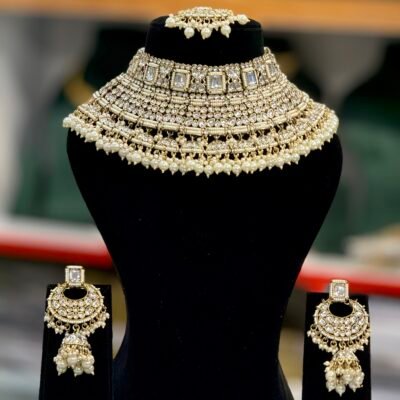 Bollywood Style Kundan Necklace set