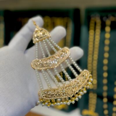 Oversized Jadau Passa Ivory