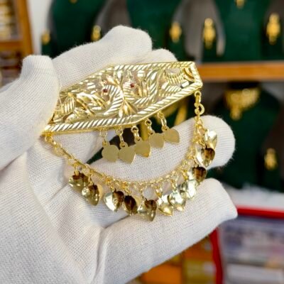 Real Gold Look Morni Hair Clip