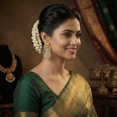 Real Gold Look Morni Jhaalar Earings