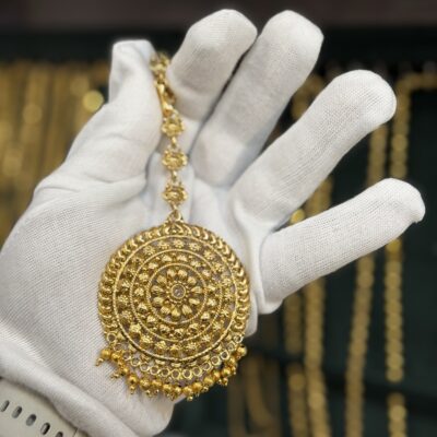 Antique Gold Look Mangtikka Classic