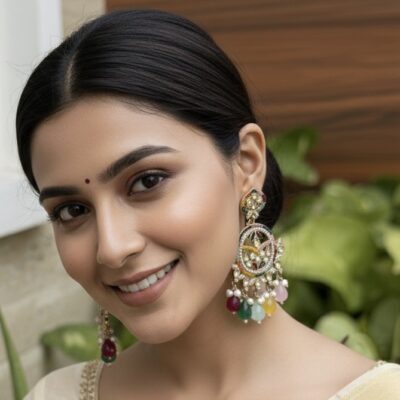 Most Trending Pakistani Polki Earings