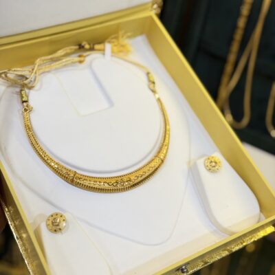 Real Gold Look Premium Grain Hasli set