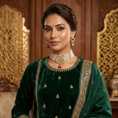 Premium Kundan Necklace Set