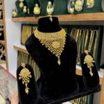 Antique Gold Look Jhaalar Set