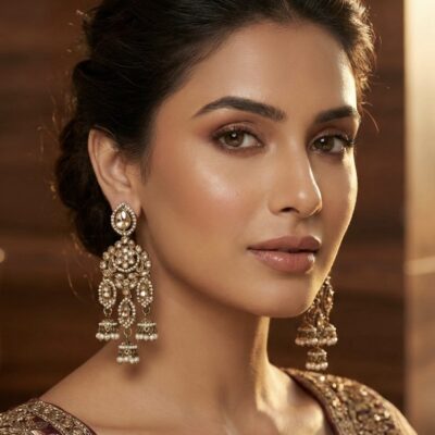 Premium Designer Pakistani Polki Earings