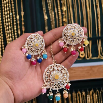 Navratan Kundan Studds And Tikka