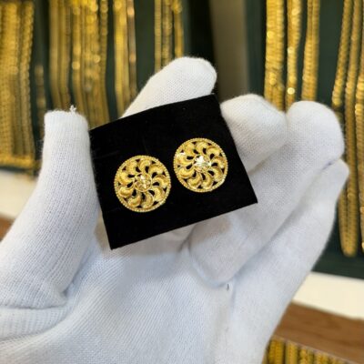 Real Gold Look Designer Earings