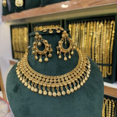 Antique Goldlook Most Famous Necklace set