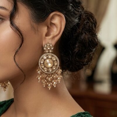 Designer Moizzonite Pakistani Earings