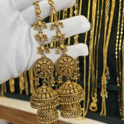 Antique Most Demanded Jhumka with Sahare